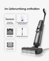 Inteligentný tyčový vysávač na mokré a suché vysávanie Tineco Floor One S5 s technológiou iLoop, dvojitou nádržou, samočistením, LED displejom, na tvrdé podlahy a zvieracie chlpy 9
