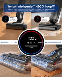 Inteligentný tyčový vysávač na mokré a suché vysávanie Tineco Floor One S5 s technológiou iLoop, dvojitou nádržou, samočistením, LED displejom, na tvrdé podlahy a zvieracie chlpy 4