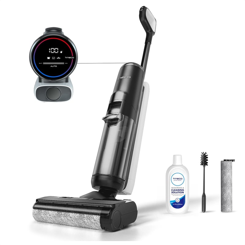 Inteligentný tyčový vysávač na mokré a suché vysávanie Tineco Floor One S5 s technológiou iLoop, dvojitou nádržou, samočistením, LED displejom, na tvrdé podlahy a zvieracie chlpy