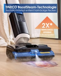 Parný vysávač na mokré a suché vysávanie Tineco Floor ONE S6 Stretch s technológiou 160°C HyperSteam 2
