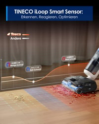 Parný vysávač na mokré a suché vysávanie Tineco Floor ONE S6 Stretch s technológiou 160°C HyperSteam 7