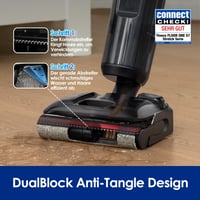 Tineco Floor One S7 Stretch Ultra mokro-suchý vysávač, sklápanie do 180 stupňov, samočistenie FlashDry, systém proti namotávaniu vlasov DualBlock 3