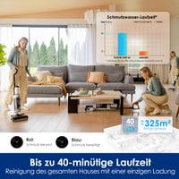 Aspirator umed-uscat Tineco Floor One Stretch S6, 20 kPa, design plat la 180°, aparat de curățat pardoseli 7