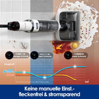 Aspirator umed-uscat Tineco Floor One Stretch S6, 20 kPa, design plat la 180°, aparat de curățat pardoseli 8