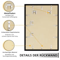 Tinkeps MDF fotorámik 40x60 cm čierny, balenie 3 ks 7