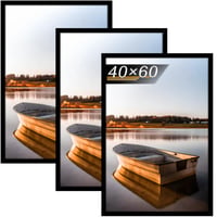 Tinkeps MDF fotorámik 40x60 cm čierny, balenie 3 ks 1