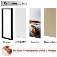 Tinkeps MDF fotorámik 40x60 cm čierny, balenie 3 ks 3