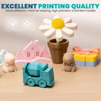 TINMORRY Rapid PETG-Eco filament pre 3D tlač, 1,75 mm, transparentná červená, 1 kg, vysokorýchlostná tlač 300 mm/s, kompatibilný s Bambu Lab, Creality K1C, FLASHFORGE, Anycubic 4