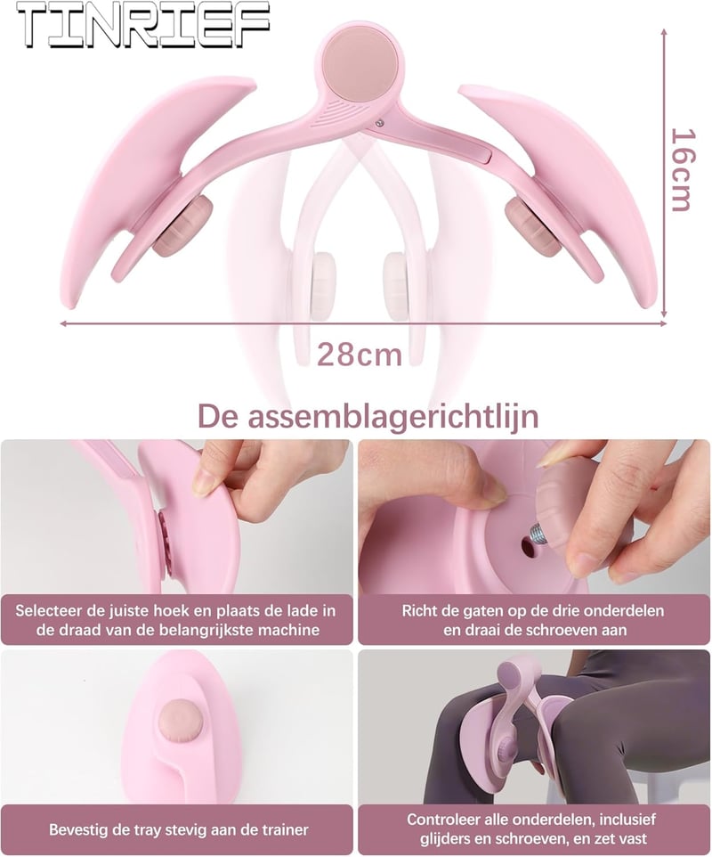 TINRIEF Comb Thigh Master csípő és comb edzőgép
