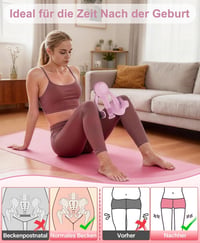 TINRIEF Combifitnessgerät Oberschenkeltrainer Beckenboden Trainingsgerät 6.8-31.8kg Widerstandsband 3