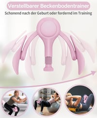 TINRIEF Combifitnessgerät Oberschenkeltrainer Beckenboden Trainingsgerät 6.8-31.8kg Widerstandsband 6