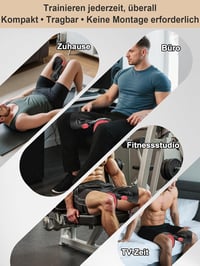 TINRIEF Medencepadló Erősítő Comb Tréner 35kg Állítható Kúp Otthoni Regenerációhoz Nőknek és Férfiaknak - Black 7