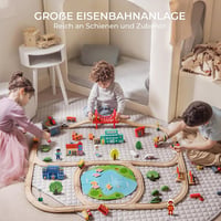 Tiny Land 110 darabos fa vonatszett gyerekeknek 3-7 év 7