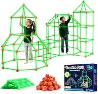 Tiny Land DIY sátorépítő készlet gyerekeknek, sötétben világító - 130 db 1