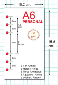 Rezerve Organizator Jurnal tipome - A6 Personal 10x17 cm - 52 de săptămâni - Agendă - Limba franceză 3