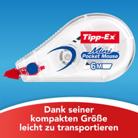 Tipp-Ex Mini Pocket Mouse korrektorszalag szakadásálló fóliával - 6 db 4