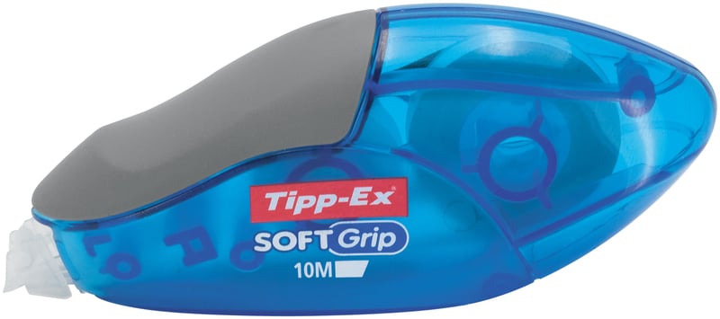 Roller corector Tipp-Ex Soft Grip – 10 m x 4,2 mm, 1 bucată, bandă corectoare