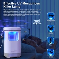 Tiptop Home Elektromos Szúnyogcsapda UV Fénnyel USB Töltéssel Otthonhoz 2