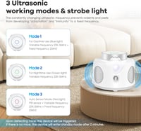 Tiptop Home Ultrahangos Egérriasztó 4 Módú Világítással Patkányriasztó 6