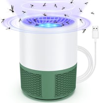 Tiptop Home USB Elektromos Rovarcsapda - UV Fényes Szúnyog- és Légyirtó Lámpa, Hordozható, Csendes Működés, Konyhai, Beltéri és Kültéri Hasz 1