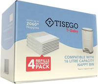 TISEGO Korbell 16L pelenkacsatornához utántöltő 4db csomag 1