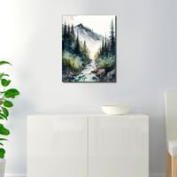 TISHIRON Erdei Tájkép Számfestő Készlet Felnőtteknek - Akril Festés Vászonra 40x50 cm - DIY Kreatív Hobby Szett Keret Nélkül 2