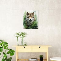 TISHIRON Farkasok Festés Számok Szerint Vászon Készlet 40x50cm Olajfestés Kezdőknek Ecsettel és Festékkel 2