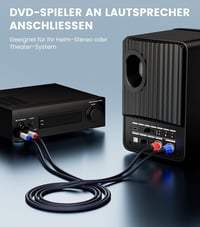 Tisino TSN9507 Dual RCA–XLR (male) sztereó audiokábel - 1 m 4