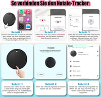 Tisoutec 2026 Air Tracker Bluetooth lokátor, 4 ks – kompatibilný s Android a iOS, podpora Apple Nájsť a Google Find My, vyhľadávač kľúčov a peňaženky 7