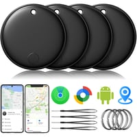 Tisoutec 2026 Air Tracker Bluetooth lokátor, 4 ks – kompatibilný s Android a iOS, podpora Apple Nájsť a Google Find My, vyhľadávač kľúčov a peňaženky 1