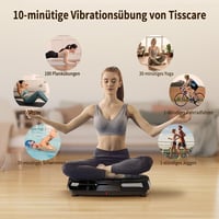 TISSCARE Vibrációs Tréner - Otthoni Edzőgép 120 Fokozattal, 5 Programmal, LED Kijelzővel, 136kg Teherbírással - Zsírégető Fitness Eszköz Fér 2