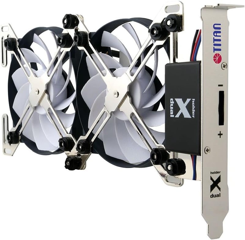 TITAN TTC-SC07TZ(RB) VGA hűtő 2x95mm ventilátorral fekete