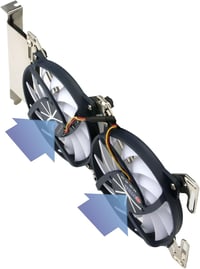 TITAN TTC-SC07TZ(RB) VGA hűtő 2x95mm ventilátorral fekete 5