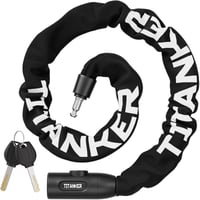 Titanker kerékpárlánc zár 2 kulccsal - fekete - 920 mm x 6 mm 1