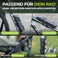 Skladací zámok na bicykel TITANLOCK s certifikáciou ART – nehrdzavejúci bezpečnostný zámok proti krádeži, rýchla montáž, úroveň ochrany 10/10 6