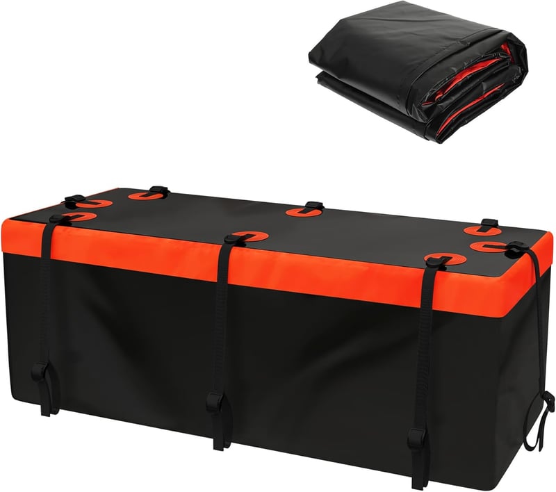 TITECK Vízálló Tetőbox Utazási Táska 60x26x24cm 630L Autóhátulra