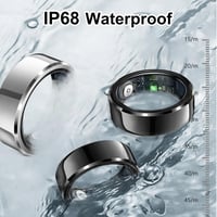 TITKBOW Okos Gyűrű Gesztus Vezérléssel, Fitness Tracker, Kalória Számláló, Vízálló IP68 8