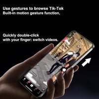 TITKBOW Okos Gyűrű Gesztus Vezérléssel, Fitness Tracker, Kalória Számláló, Vízálló IP68 4