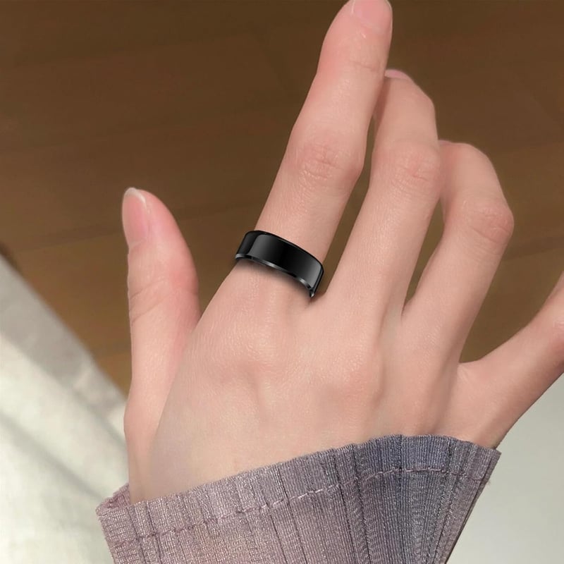 TITKBOW Okos Gyűrű Gesztus Vezérléssel, Fitness Tracker, Kalória Számláló, Vízálló IP68