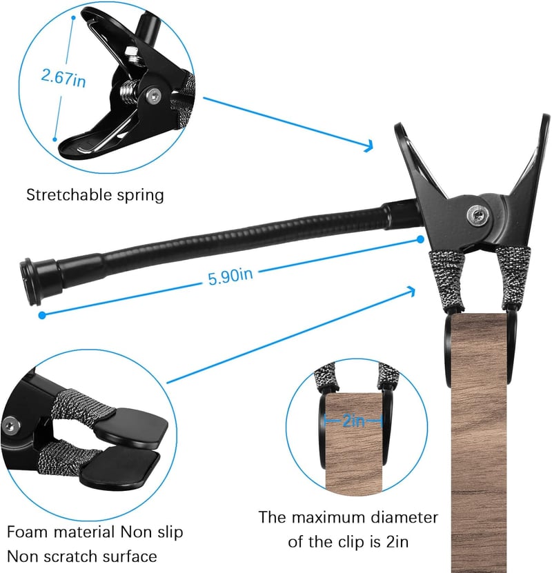 TIUIHU Rugalmas Klip Rögzítő Blink XT/XT2 Mini Outdoor Indoor Kamerához