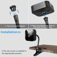 TIUIHU Rugalmas Klip Rögzítő Blink XT/XT2 Mini Outdoor Indoor Kamerához 5