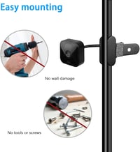 TIUIHU Rugalmas Klip Rögzítő Blink XT/XT2 Mini Outdoor Indoor Kamerához 6