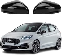 tivekeo Ford Fiesta MK7 Puma tükörkupak szett, külső visszapillantó tükörvédő, fényes szénszövet minta 1