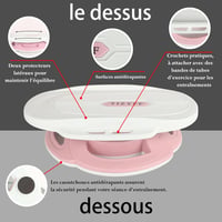 TIZYFF Waist Twister forgókorong csípő és derék tornához, csendes fitness disc otthonra 5