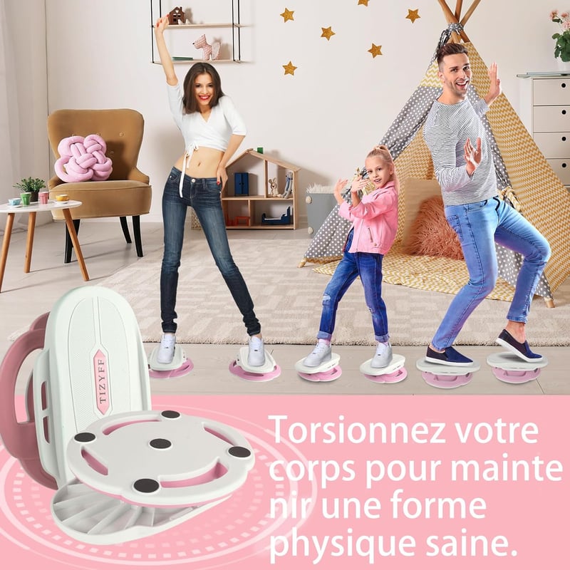 TIZYFF Waist Twister forgókorong csípő és derék tornához, csendes fitness disc otthonra