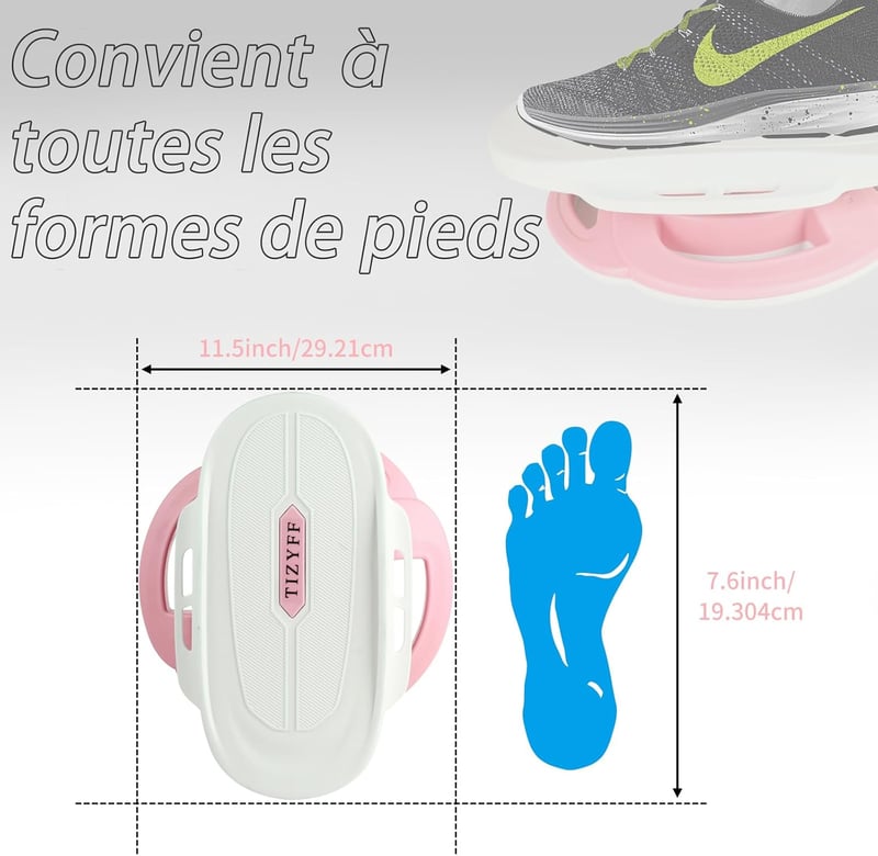 TIZYFF Waist Twister forgókorong csípő és derék tornához, csendes fitness disc otthonra