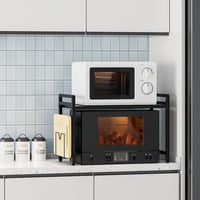 TJ.MOREE Mikrohullámú sütő állvány, 40-65cm-es bővíthető polc, konyhai tárolo 6