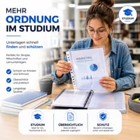 TK Gruppe Timo Klingler Prozirna A4 mapa za dokumente 100 komada, ekstra debela folija, perforirana košuljica za arhiviranje dokumenata 6