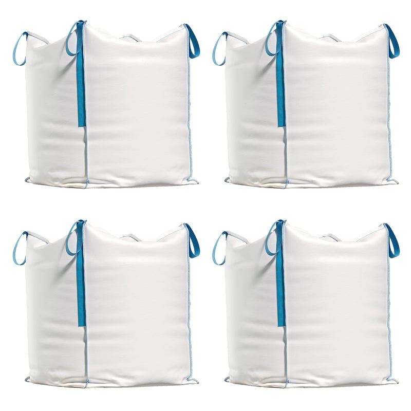 TK THERMALKING Big Bag zsák törmelékhez, fához, kerti hulladékhoz, homokhoz – 90x90x90 cm, 1000 kg teherbírás, 4 db
