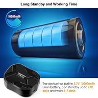 GPS lokátor TKMARS 4G pre autá s 10 000 mAh batériou, 160-dňová pohotovostná doba, silný magnet, vodotesný, sledovanie v reálnom čase, bez predplatného 6